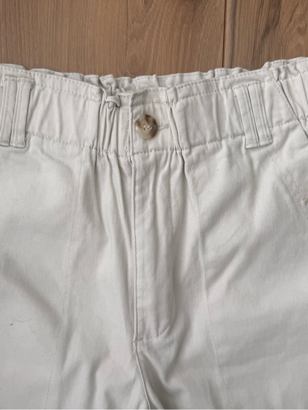 Democracy Cream Wide-Leg Women’s Cotton Pants - Picture 6 of 10